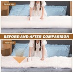 Dua kantong penyimpanan kasur vakum, berukuran 220 x 100 cm, dapat digunakan kembali, kedap air, dan dapat juga digunakan untuk menyimpan selimut bulu angsa, pakaian, bantal, dan lain-lain.